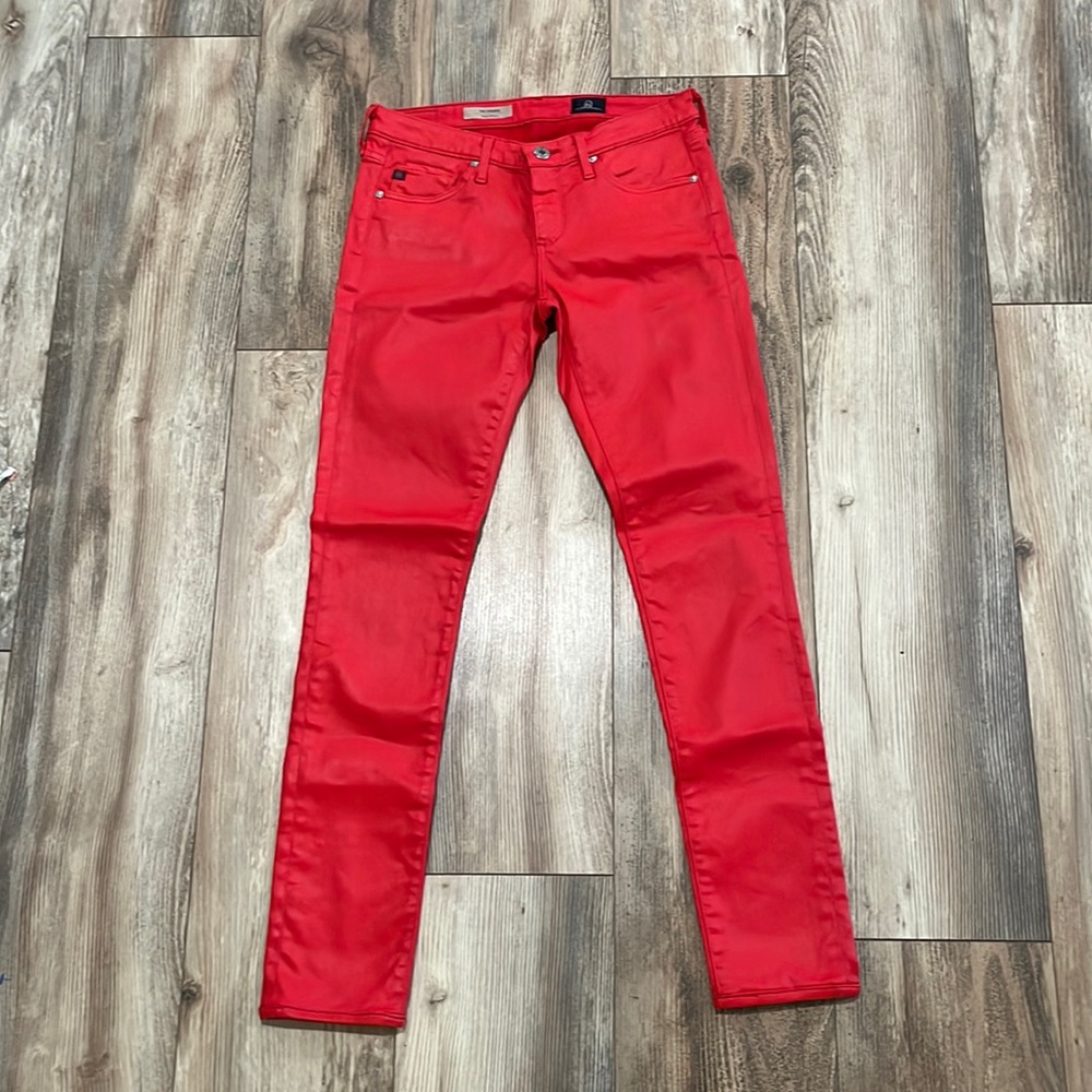 AG Adriano Goldschmied super skinny the legging faux leather pant
